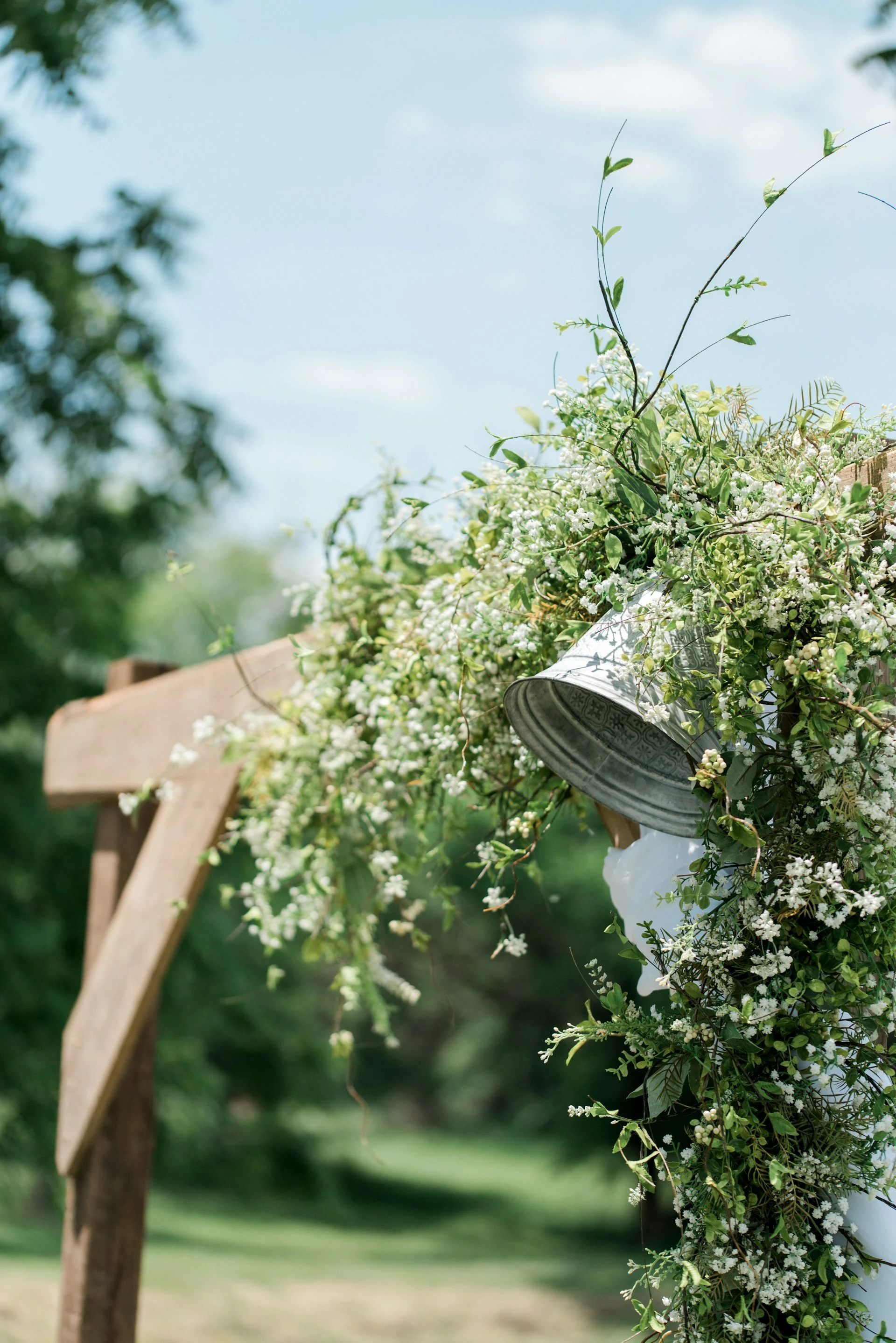 Décoration champètre pour un mariage